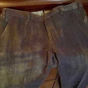 Men's Classic  Gray Oil Slick Pants PT-01 Size. 50/US Approx 32
